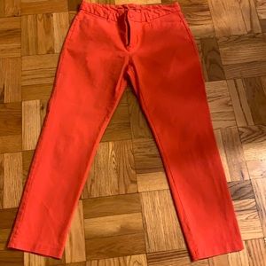 Gap Slim City Pink/Red Khakis Size 4